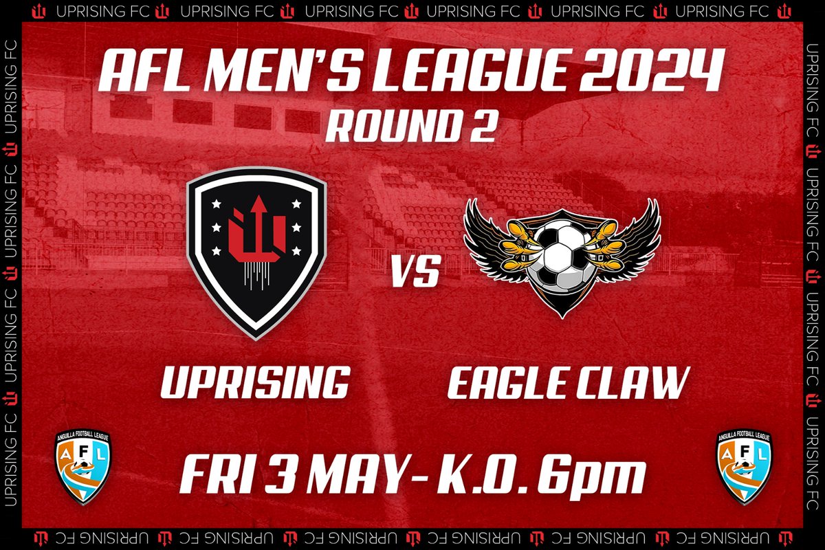 NEXT GAME ⚽️ 

This Friday, we take on Eagle Claw in the first of our 2nd round of fixtures in the AFL Men's League 2024.

This is the beginning of a new start for our club, and we are relishing the challenge 🔥💪

#oneclubonegoal