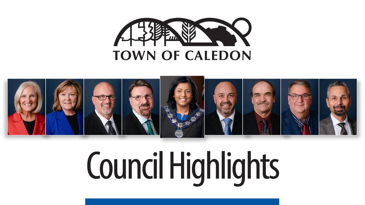 Missed last night's Caledon Council Meeting? Check out Council Highlights for a summary of major discussion items at Council meetings! Read the April 30, 2024 Council Meeting Highlights: bit.ly/3w7Wqgz