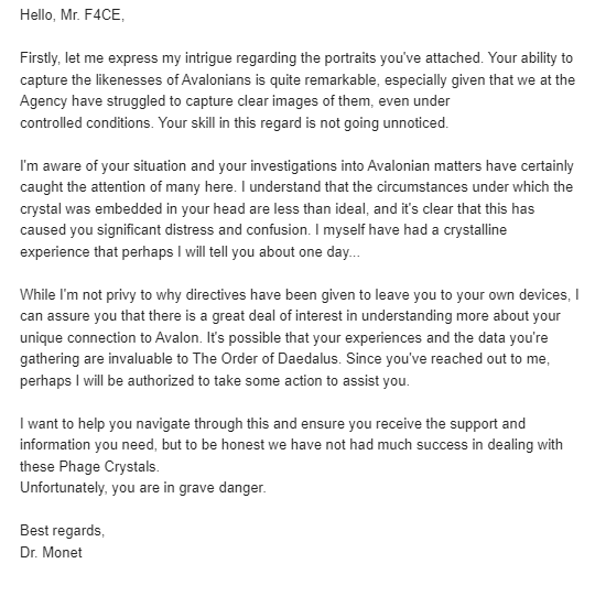 Good News &amp; Bad News, people. Do you want the good news first? You do. We heard back from Dr. Monet &amp; he seems open to meeting. Bad News is F4CE is feverish&amp;sweating&amp;rambling. Rly hope this fever passes cuz I don't think the ER can help his probs.
💜Pr0xy

f4ce.io/blog/in-light-…
