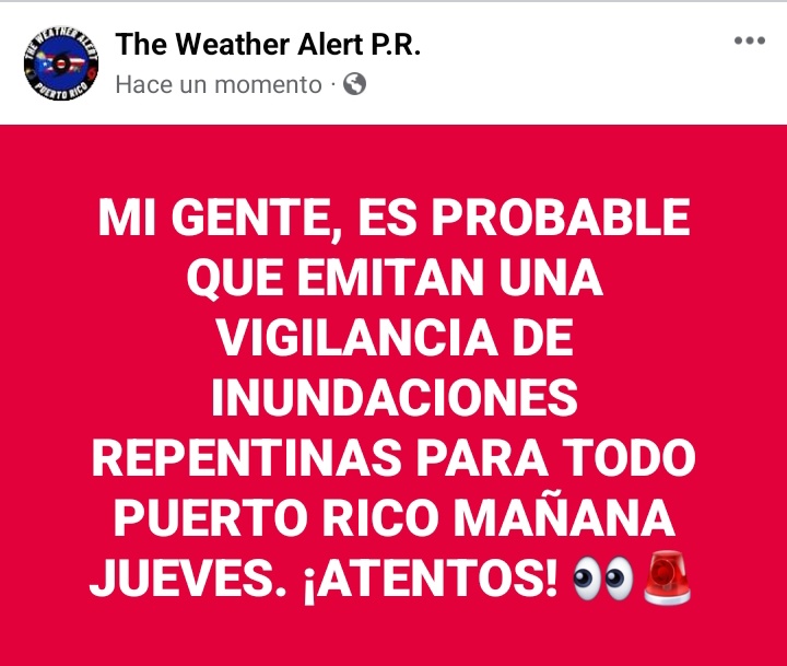 The Weather Alert P.R. (@TWAPuertoRico) on Twitter photo 2024-05-01 19:57:56