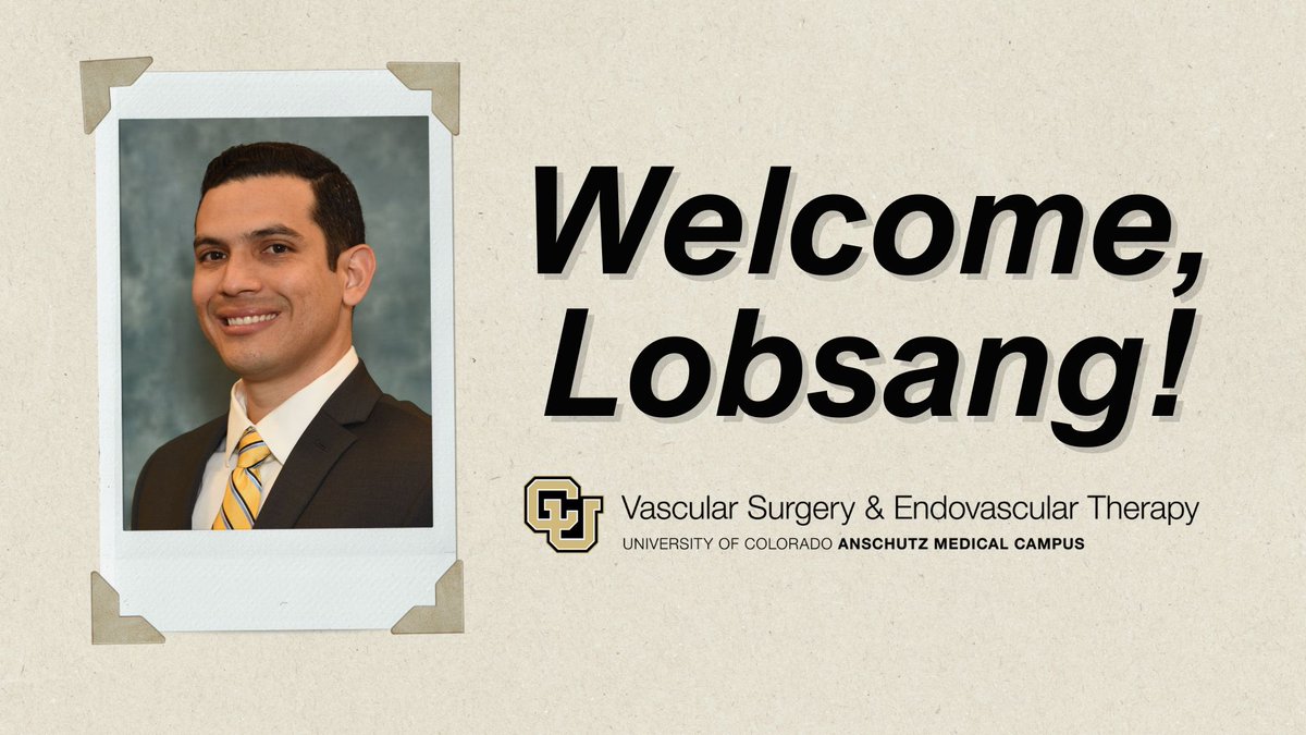 Many of you may recognize CU Vascular's newest fellow—please join us in welcoming back Dr. Lobsang Marcia! Dr. Marcia has worked with our team before and will be our 2025-27 fellow. Welcome to the family, Dr. Marcia!!