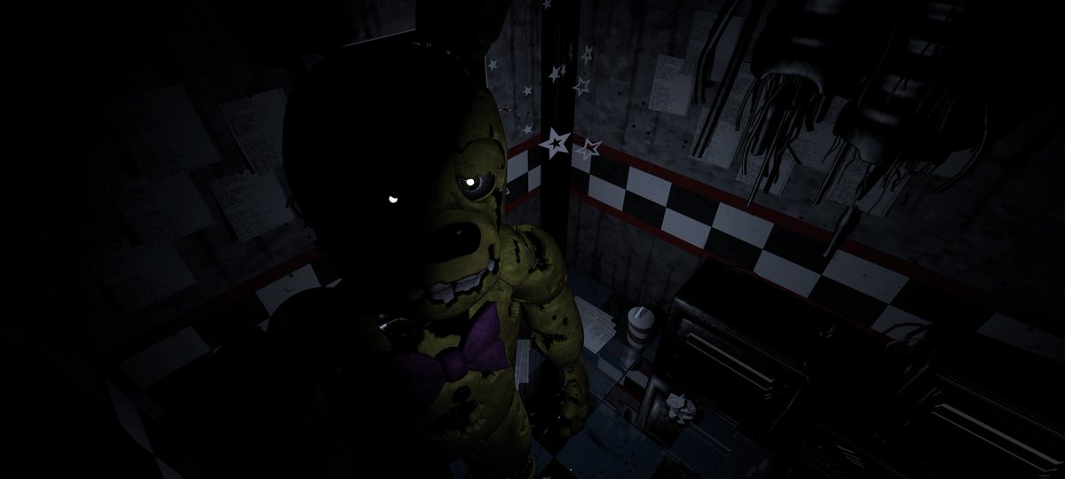 I thought about Spring Bonnie being a boss in FNAF 1