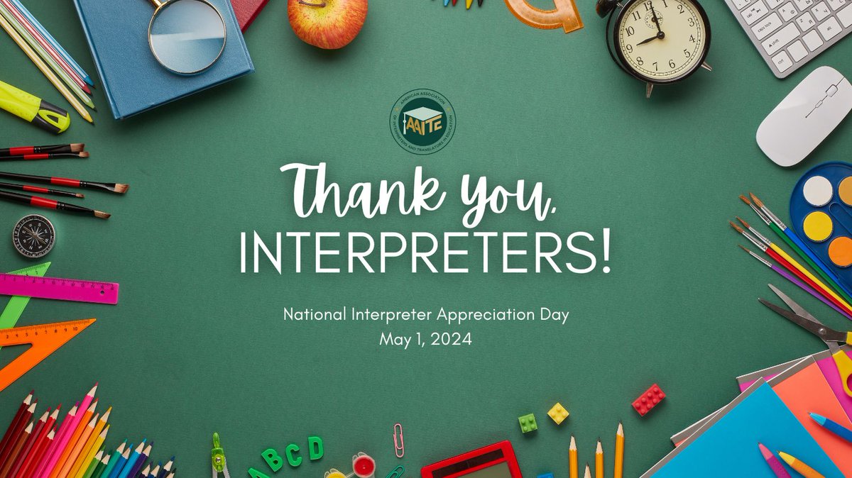 Thank you to all interpreters for your work and dedication to Language Access! #1nt #xl8 #interpretED #AAITEproud #educationalinterpreter #courtinterpreter #medicalinterpreter #interpreterlife