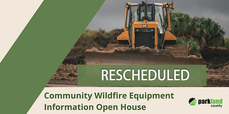 RESCHEDULED: Our Community Wildfire Equipment Information Open House has been rescheduled to May 4, 2024.

Join us for our free Community Wildfire Equipment Information Open House.

The session will run from 9 a.m. to 3:30 p.m.

Register here:
eventbrite.ca/e/community-wi…