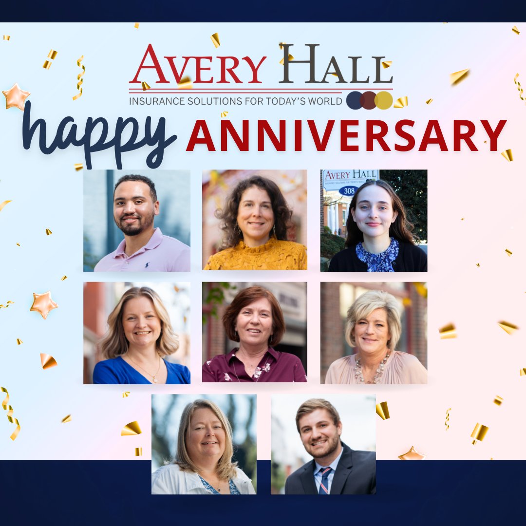 A new month means more Avery Hall anniversaries to celebrate! 🤩 Please join us in wishing a very happy Avery Hall workiversary to our following team members: 

#happyanniversary #workiversary #lovewhereyouwork #lovewhatyoudo