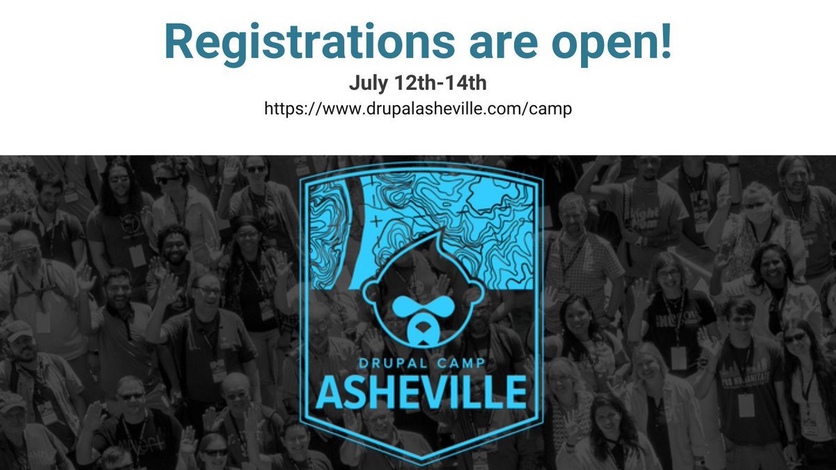 #DCAVL registrations are now open! 📣

This July, come and be a part of a dynamic two-day gathering that focuses on hands-on training, community contribution, and knowledge sharing for all levels.

Register today 👉 eventbrite.com/e/drupal-camp-…

#Drupal #OpenSource