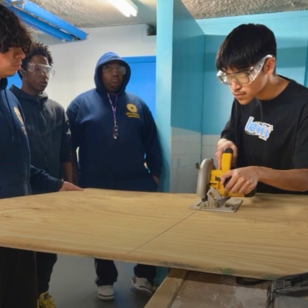 Celebrating International Workers' Day with gratitude for our YouthBuild program! 💼 Empowering young adults ages 17.5 - 24 with the skills they need to thrive in the workforce, pursue advanced training, or continue their education. 🎓💪 #YouthBuild #Empowerment