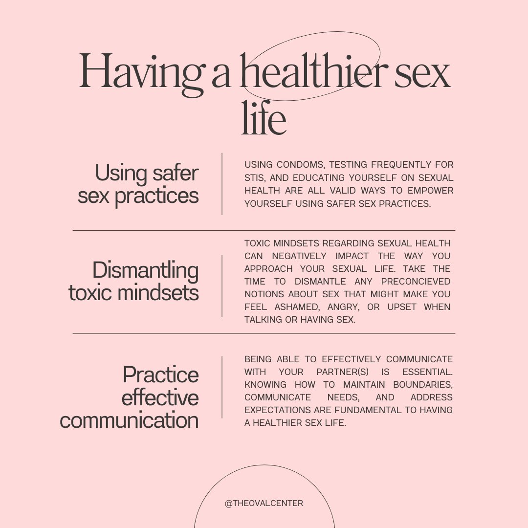 Working towards having a healthier sex life doesn't have to be difficult. Here are three tips on how to improve your sex life and empower yourself! #safersex #sexualhealth #sexeducation