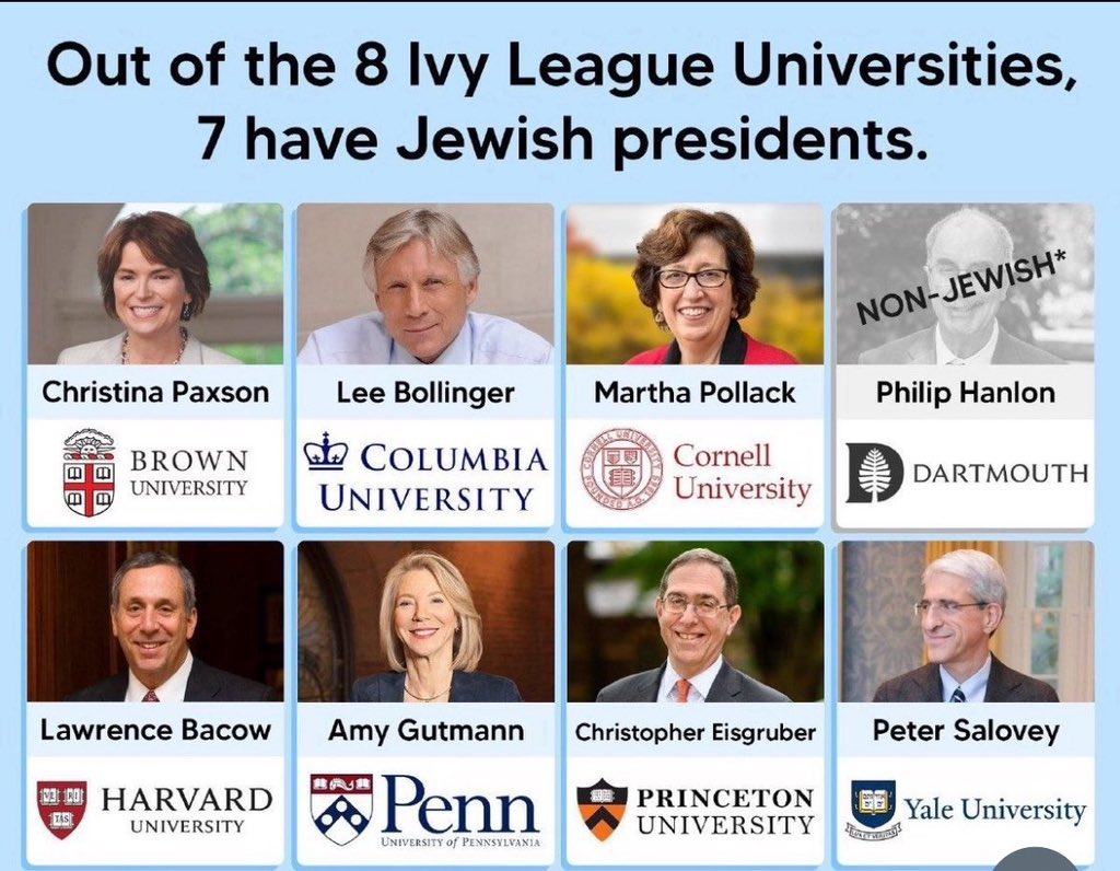 Maybe we should stop letting Israeli Zionist infiltrators run our top universities.