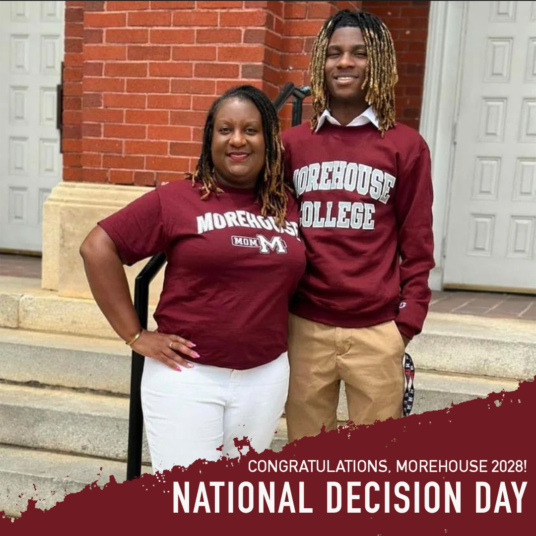 It’s #NationalDecisionDay! 🔥 Congratulations, #Morehouse28 for making the best decision of your life and being committed to the House! You are well on your way to becoming #MeninFull, and we can’t wait to see you in the fall! #Morehouse #MorehouseCollege #ManofMorehouse