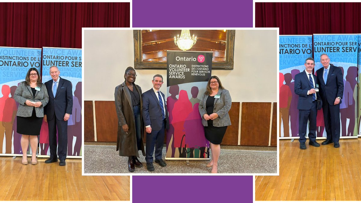 Congratulations to 2 incredible volunteers & recipients of the #Ontario Ministry #Volunteer Award. Your unwavering dedication over 15 years has been a beacon of hope for women facing intimate partner violence. Thank you for your tireless advocacy, compassion, and support. 💜
