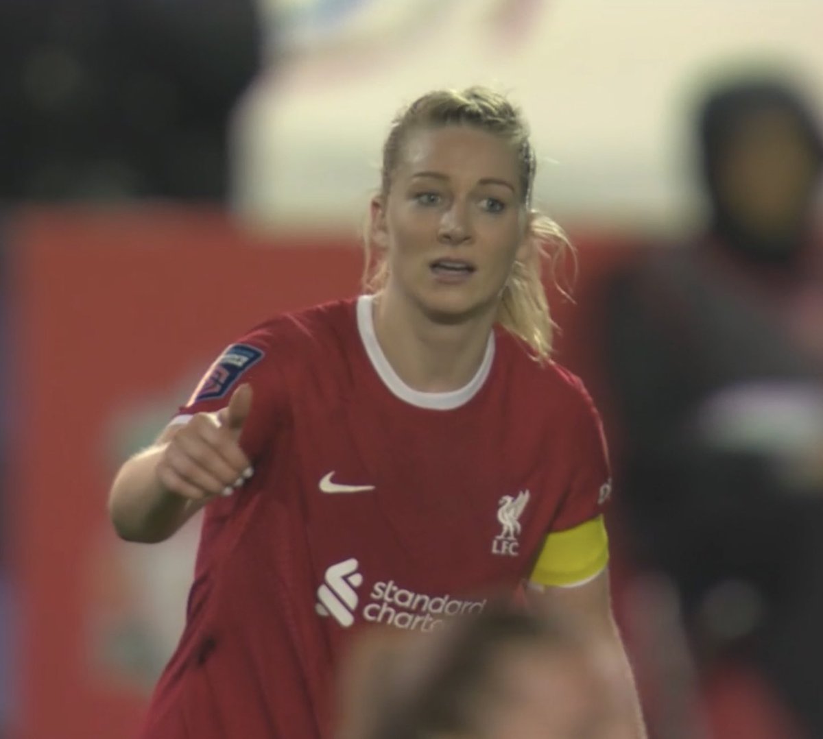 gemma bonner scoring a brace for liverpool in her 150th appearance for the club while wearing the armband. tears streaming down my face <3