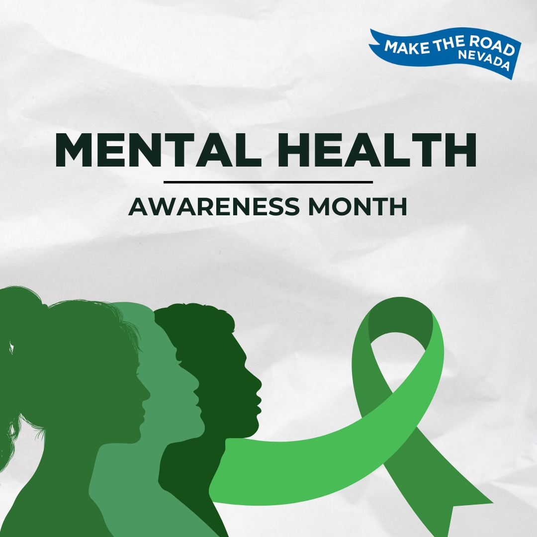 Familia, May is #MentalHealthAwarenessMonth! 🌟 Join us as we work together to reduce stigma, encourage early intervention, & uplift one another in achieving improved mental health. Prioritize self-care, seek help when needed, and create deep connections with people! 💚