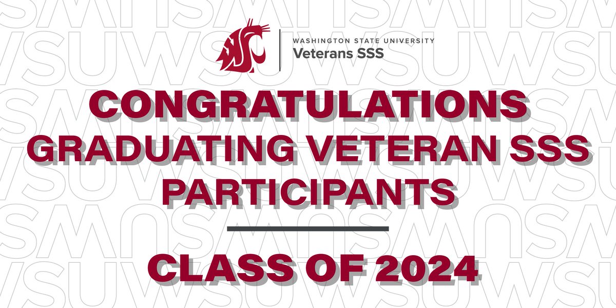 wsu_csp's tweet image. Honoring Veterans SSS graduates as they embark on their next chapter! 🎓🎖️Your service, dedication, and commitment are truly commendable. Here&apos;s to the next chapter and the incredible impact you&apos;ll continue to make!🌟 #VeteransSSS #GraduationCelebration #ServiceAndSuccess