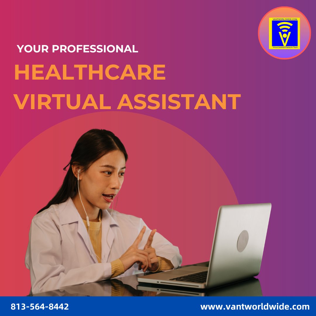 Scaling up your medical practice has never been easier! With a healthcare virtual assistant, you can streamline operations, increase efficiency, and focus on providing top-notch care to your patients.

#vantworldwide #virtualservices #healthcareva