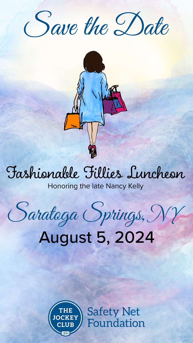 Sponsorship opportunities are available now for Fashionable Fillies Saratoga, where we will honor and remember our beloved Nancy Kelly. No better way than to raise important funds for the people of 🏇🏻! Tinyurl.com/FFSAR24 or contact Shannon Kelly