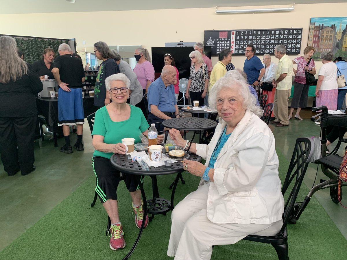 Coffee, anyone? ☕ 

Today, #HSD launched the Pop-Up Café experience at Shadow Mountain Senior Center. Soon, the cafes' will POP-UP in more #SeniorCenters across #PHX & members will be able to enjoy fresh pastries and coffee. 

#YourBestYearsStartHere
#SeniorCenter