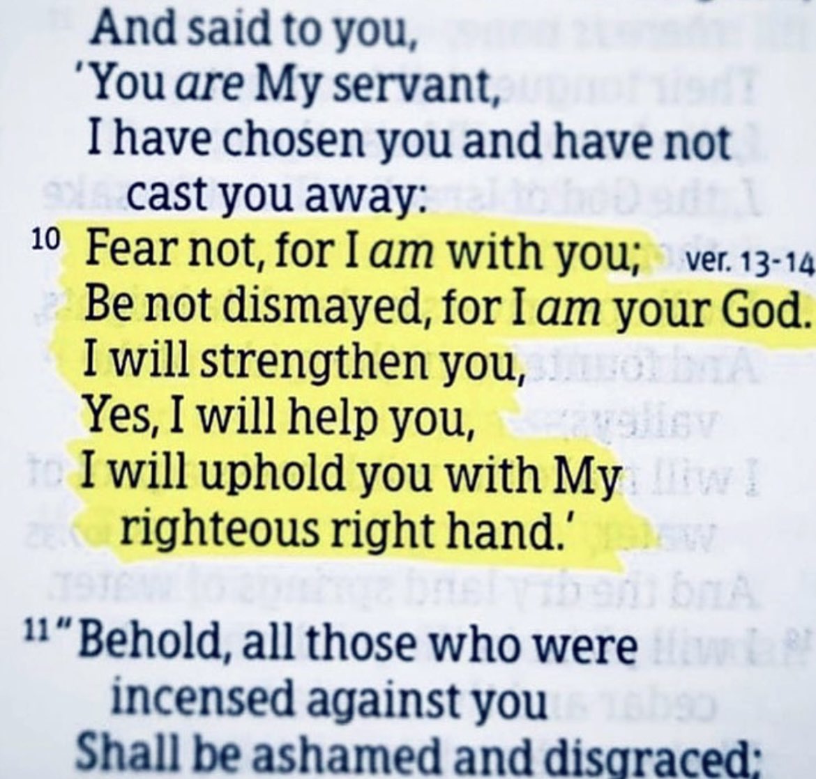 Isaiah 41:10 ♥️