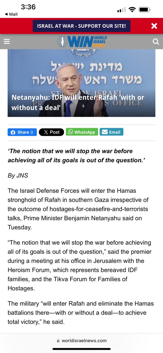 Who agrees it’s finally time for Israel to enter Rafah and finish the job by wiping out Hamas terrorists from their last hideout? Who agrees IDF doesn’t need Biden or UN telling them how to defeat Hamas who started the Gaza war on 10/7 by massacring 1,400 & kidnapping 230?