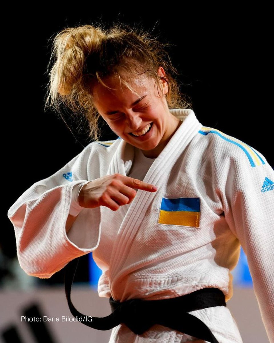 Congratulations to Ukrainian Daria Bilodid on winning the European Judo Championship in Zagreb!