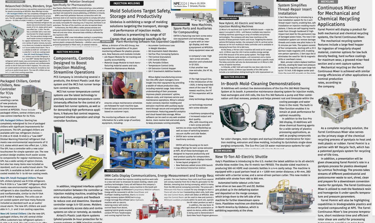 Next Step Inc. (@nextstepcomms) on Twitter photo The press coverage for our clients leading up to #NPE2024 has been fantastic - this image below shows clips from the pre-show issue of <a href="/plastechmag/">Plastics Technology</a> alone. Thank you PT and we look forward to generating a lot more news during next week's big show in Orlando #plastics #pr The press coverage for our clients leading up to #NPE2024 has been fantastic - this image below shows clips from the pre-show issue of <a href="/plastechmag/">Plastics Technology</a> alone. Thank you PT and we look forward to generating a lot more news during next week's big show in Orlando #plastics #pr