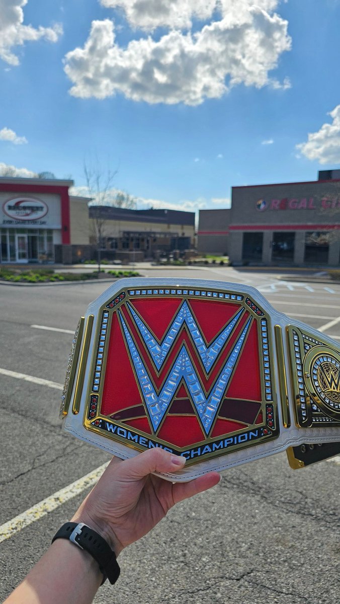 The belt made it to East Greenbush! First to find us wins 2 tickets to @wwe SmackDown on May 31!