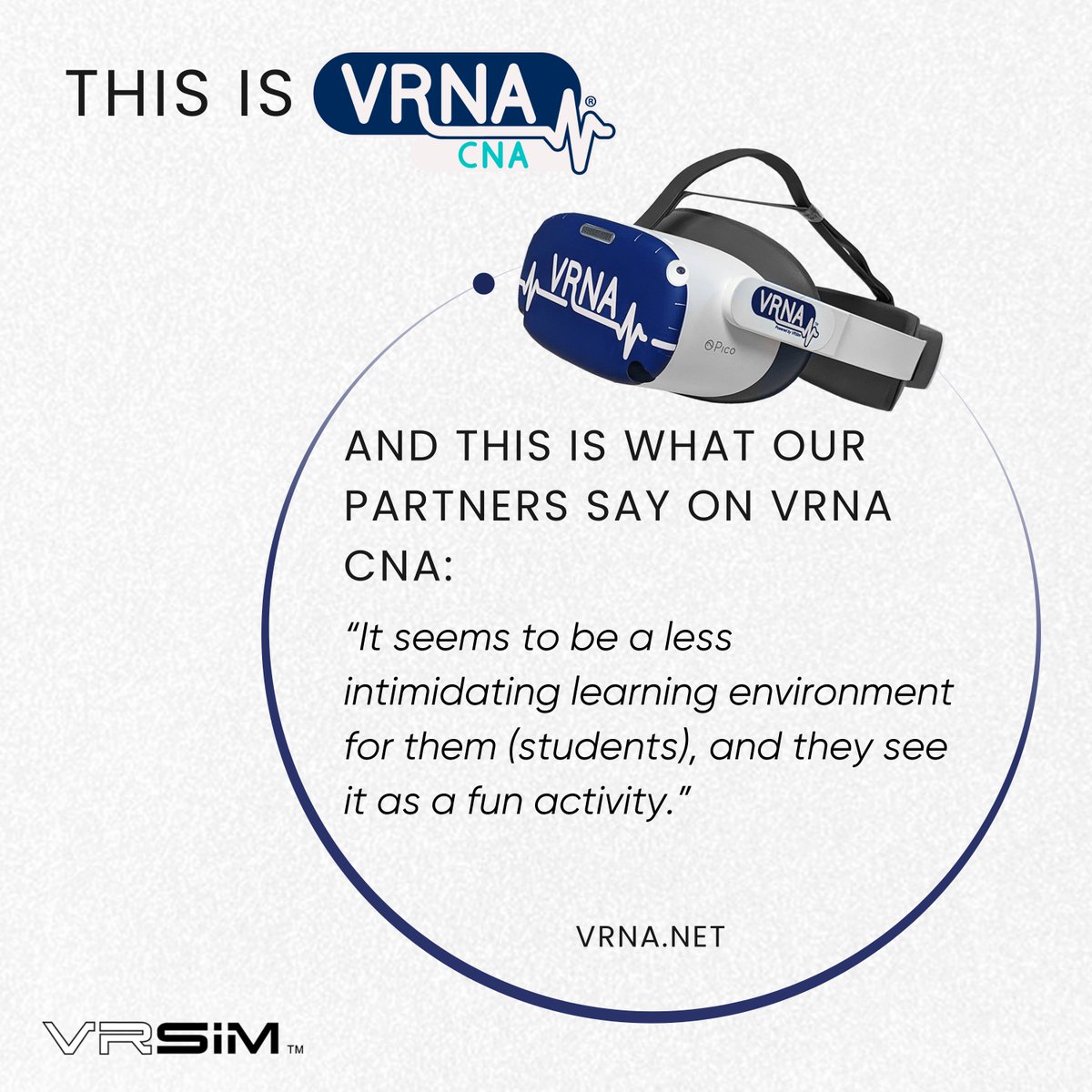 What makes learning with VRNA #CNA so fun?

💡 Engaging Learning: With its dynamic and interactive nature, #VRNA CNA captures students' attention and keeps them actively engaged throughout the learning process.

vrna.net

#VRSim #virtualreality #alliedhealth