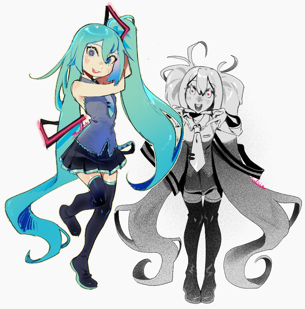 初音ミク 「MIKU 」|Zambiieのイラスト