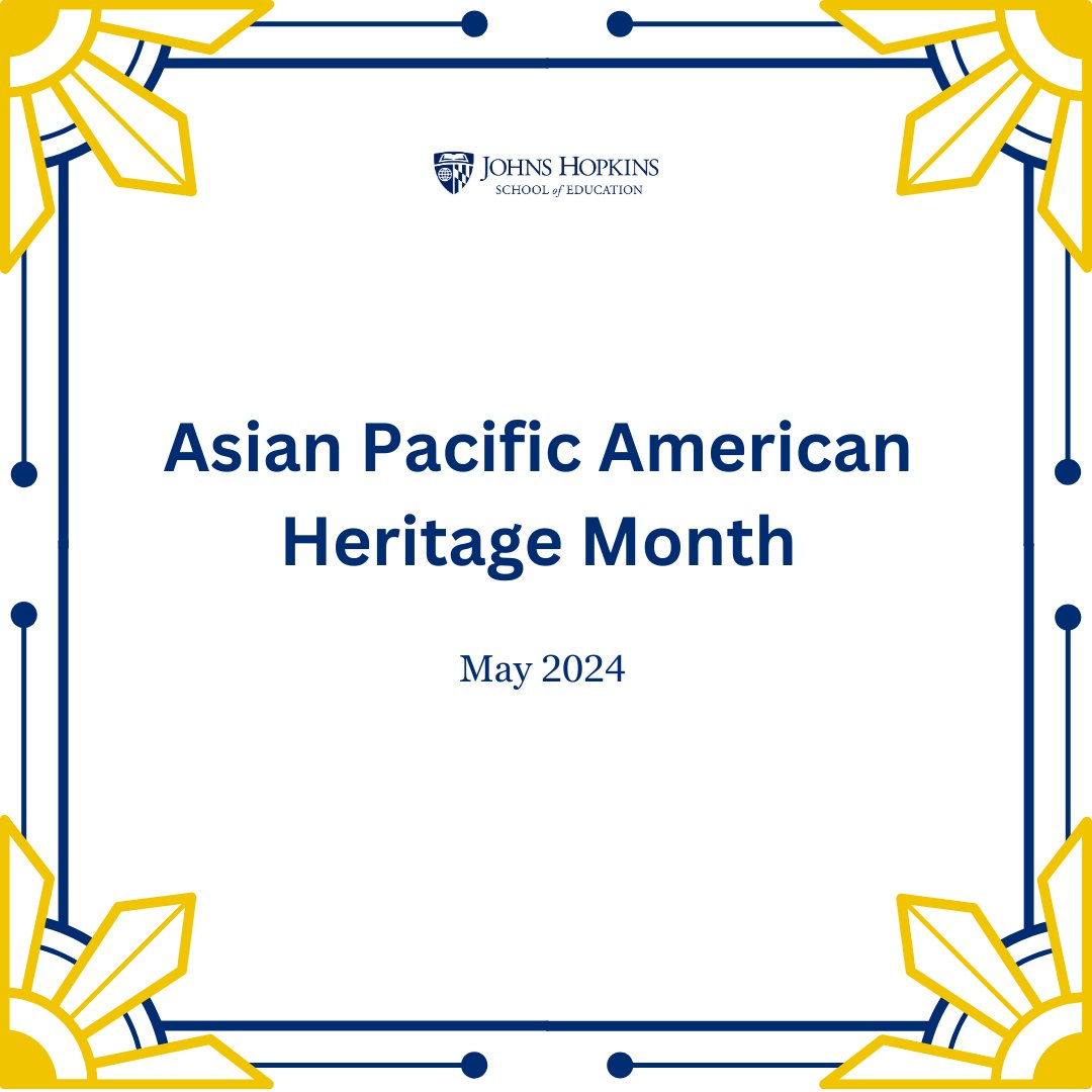 May is a time to honor Asian Americans, Native Hawaiians, and Pacific Islanders (AANHPIs) for their vital contributions to education. Let's deepen our understanding of their history and perspectives to foster inclusivity and equity in our educational practices. #AAPIHeritageMonth