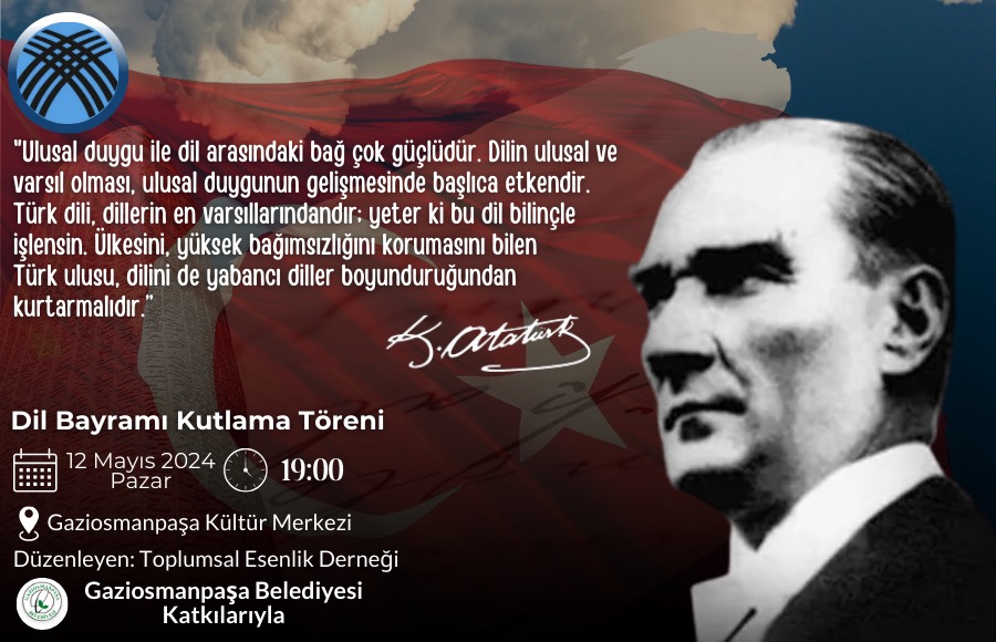 12 Mayıs'ta büyük törenimize katılımınızı bekliyoruz. Yer, Gaziosmanpaşa Kültür Merkezi. Saat 19.00... @Toplumsalesenlk