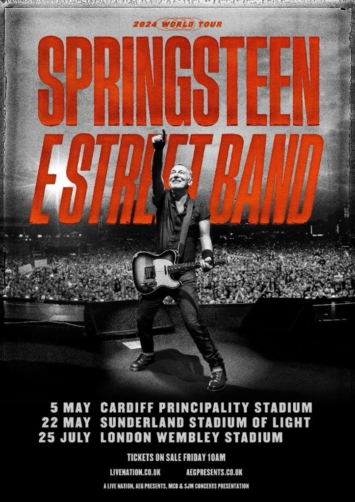 3 days to our first Springsteen this year. Shame @GME_1970 and @vampywitchy won't be joining us. @StevieVanZandt @springsteen Cannot wait.