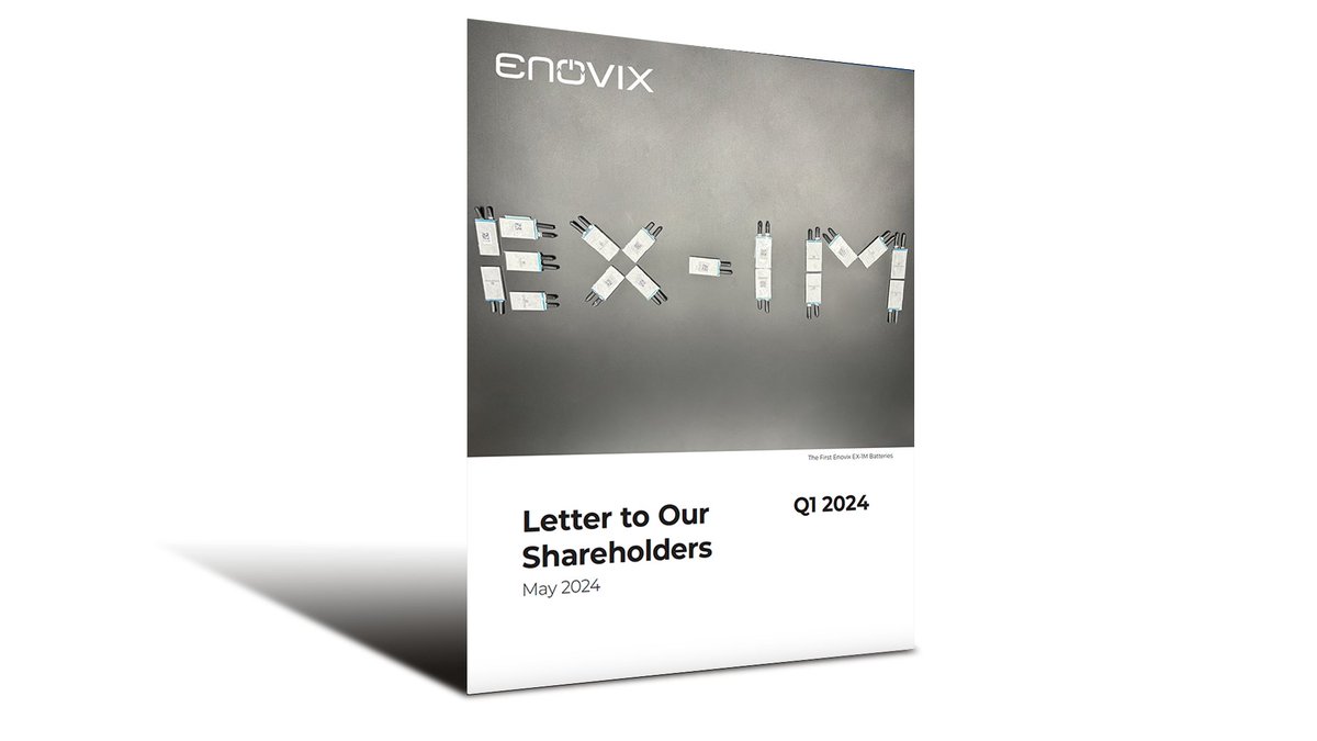 Today we released our Q1 2024 Letter to Our Shareholders detailing our progress 👉 ow.ly/gNkA50Ru8Ts