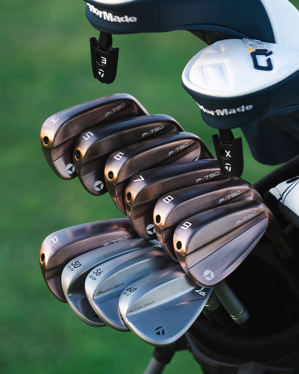Retro vibes with modern performance. 🔥 The P·790 Aged Copper Irons blend workability and consistency with a unique finish designed to mature over time. Shop them now: tmgolf.co/C790-CA