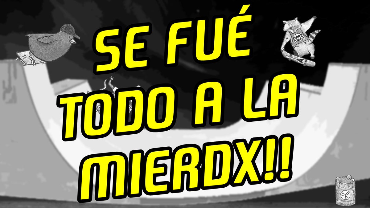 NUEVA CANCIÓN:
youtube.com/watch?v=jgIn98…

SE FUÉ TODO A LA MIERDA??
SE FUÉ TODO AL CARAJO?
O REALMENTE EL QUE ESTÁ LOCO SOY YO??
UN INTELECTUAL ME HABLA DE DESCARTES
DE UNA LO VOY A DESCARTAR
ME MANDA A LEER, ME PRETENDE EDUCAR
Y EL SALAME SIEMPRE VOTA A LOS ''K''

SALU2🐀🐀🐀🐁