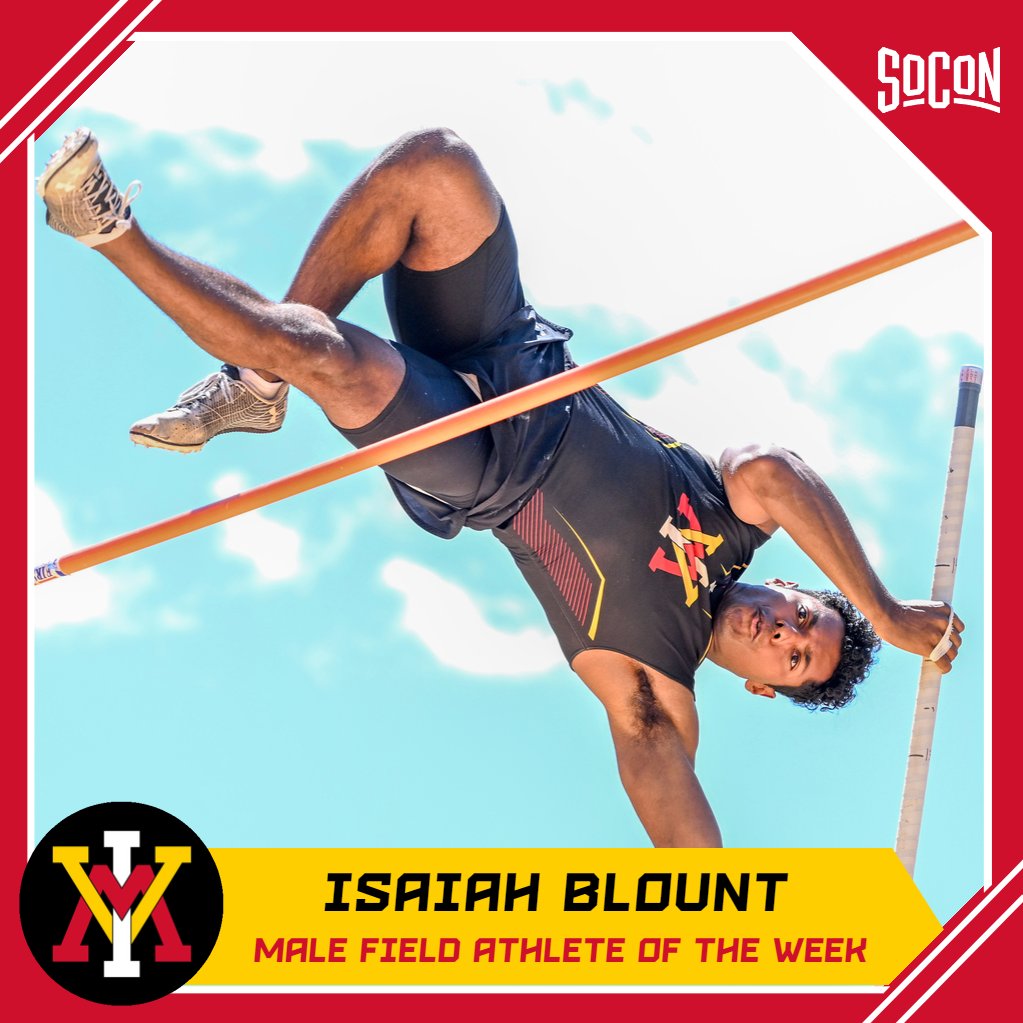 He did it again!

Isaiah's second SoCon weekly honor from the outdoor season and third overall in the 2024 calendar year.

Good to go for next week's SoCon Outdoor Championships! #RahVaMil  #NCAATF
