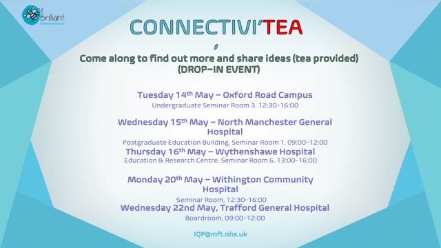 Let’s continue our #BeeBrilliant conversation over the coming weeks… connect with one another, @MFT_QIT and Digital NMAHP…