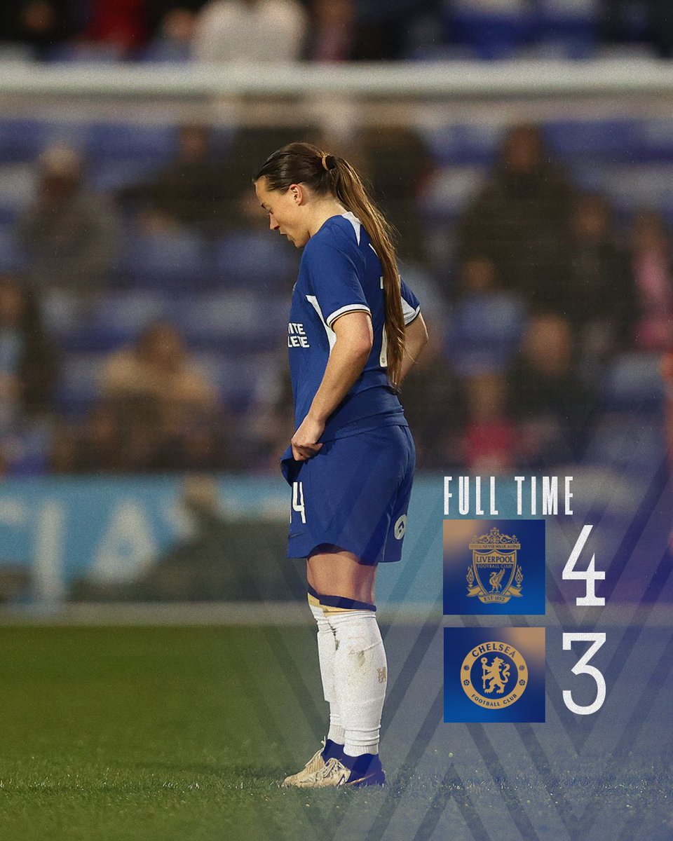 ChelseaFCW's tweet image. Defeat.