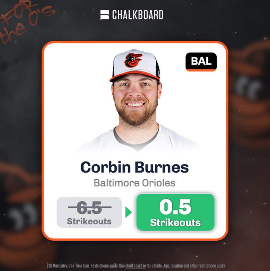 ANOTHER Chalkboard Free Square 🔥 Corbin Burnes o0.5 POs Chalkboard gives out TWO IN ONE DAY AGAIN. They’re actually insane, take advantage now and don’t miss out before it goes away! 🤝 Use Code A1 for up to $100 in free bets ⬇️ streaks.chalkboard.io/cUPZ/te01sj6t