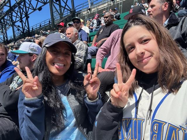 Girls day with my bestie! #GoMariners #Mariners #TridentsUp #WhereIRoot