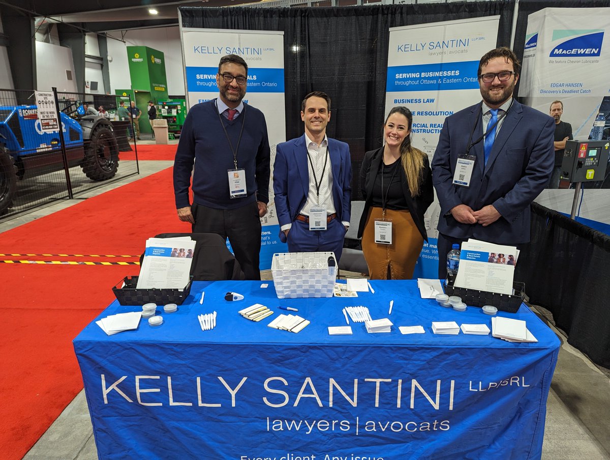 Last week, Kelly Santini was proud to be part of the action at the Ottawa Construction Association Symposium and Trade Show!