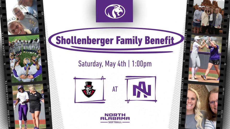 🥎 REMINDER 🥎 We want to invite all fans to Saturday's game against Austin Peay. Not only will it be senior day, but all proceeds from the gate and additional donations will be given to assistant coach Hannah Shollenberger and her family to support her mother's health battle.