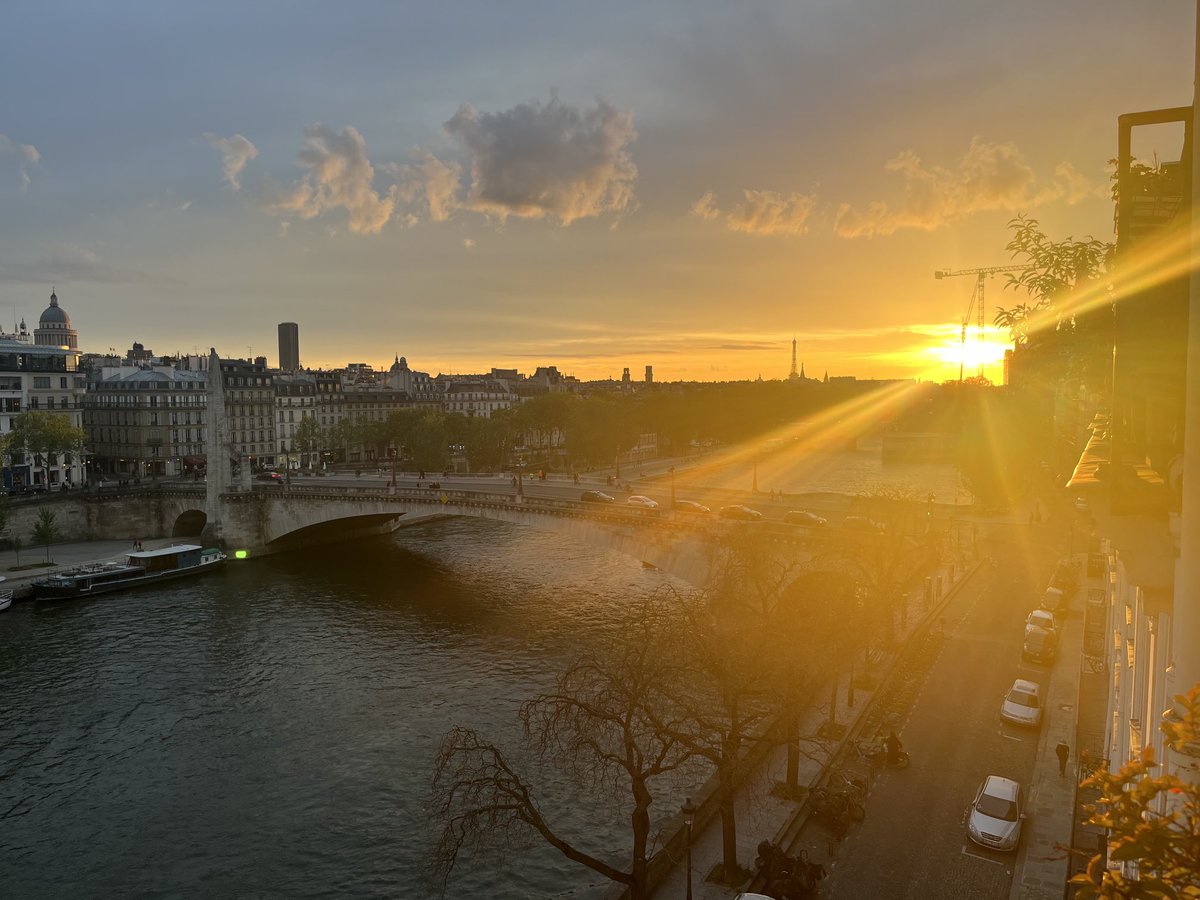 Paris 🇫🇷🇪🇺🌍🌟 over the Seine river