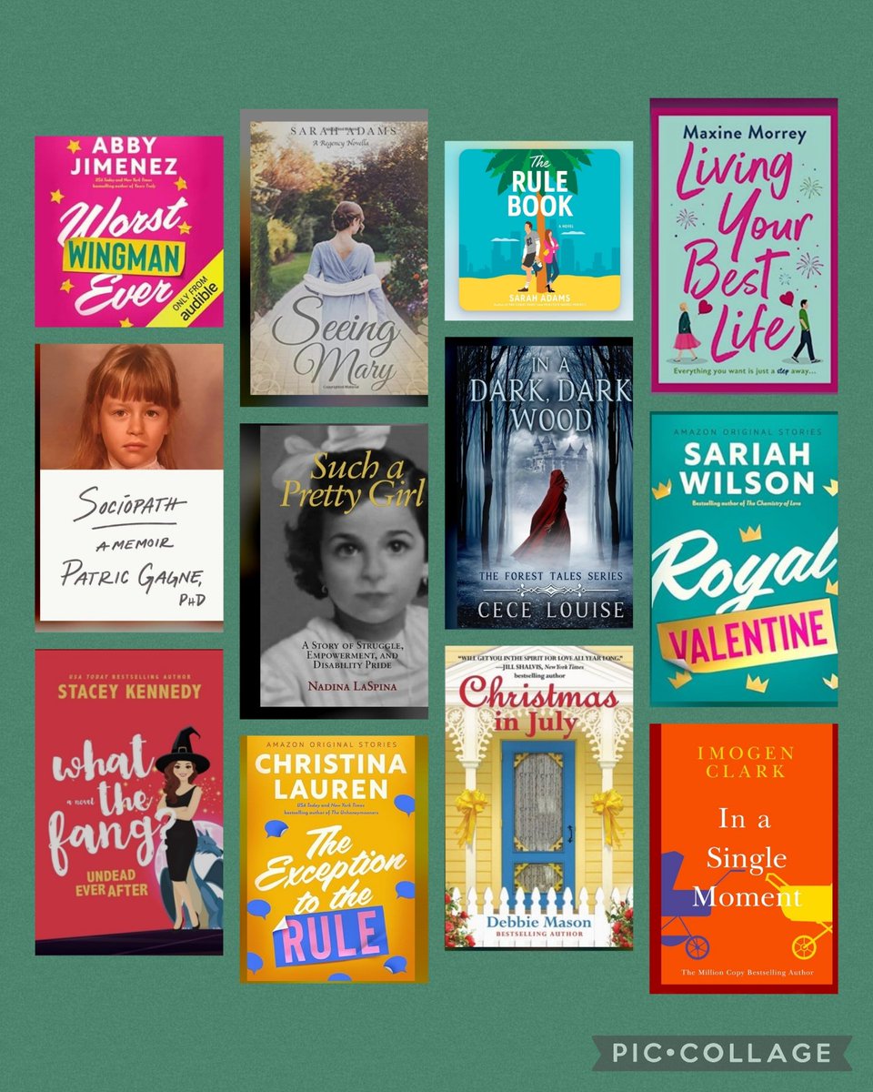 Everything I read in April 
#librarybooks #romancenovels
#audiobooks #memior #disabilityreadathon #kindleunlimited #amazonoriginal