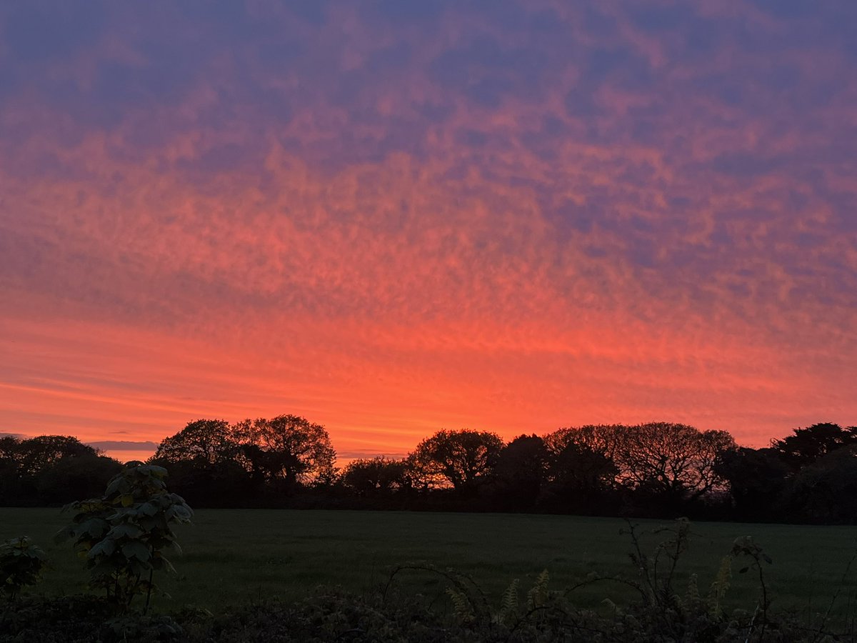 May Day sunset. #Cornwall