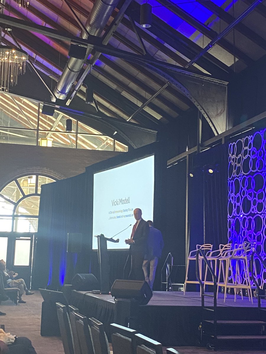 Opening the CIS meeting 2024 with a Tribute to Vicki Modell by Dr. Orange <a href="/ClinImmSoc/">CIS</a> @jordanorange #CIS2024 #PIDD