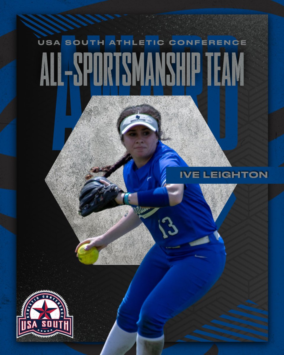 Softball: BREAKING NEWS - Congrats to @BrevardSoftball sophomore OF Ive Leighton for representing BC on the USA South All-Sportsmanship Team! #NadoNation #d3softball