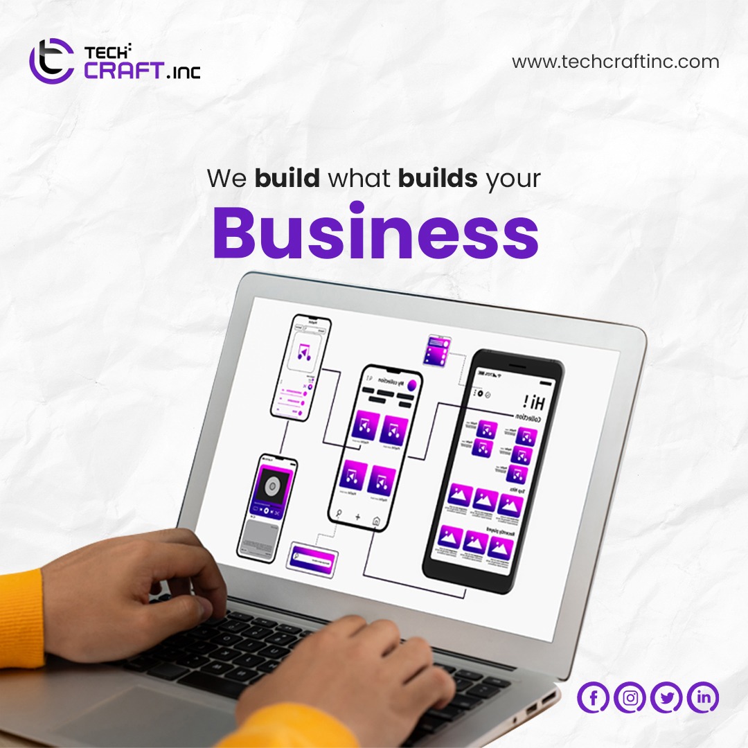 Unlock the architects of your business dreams. From pixels to profits, we build the blueprint of your success. Let's create wonders together! #businessbuilders #businesssuccess #digitalinnovation #appdeveloper #businessgrowth #BusinessGrowthStrategy #TECHCRAFTInc