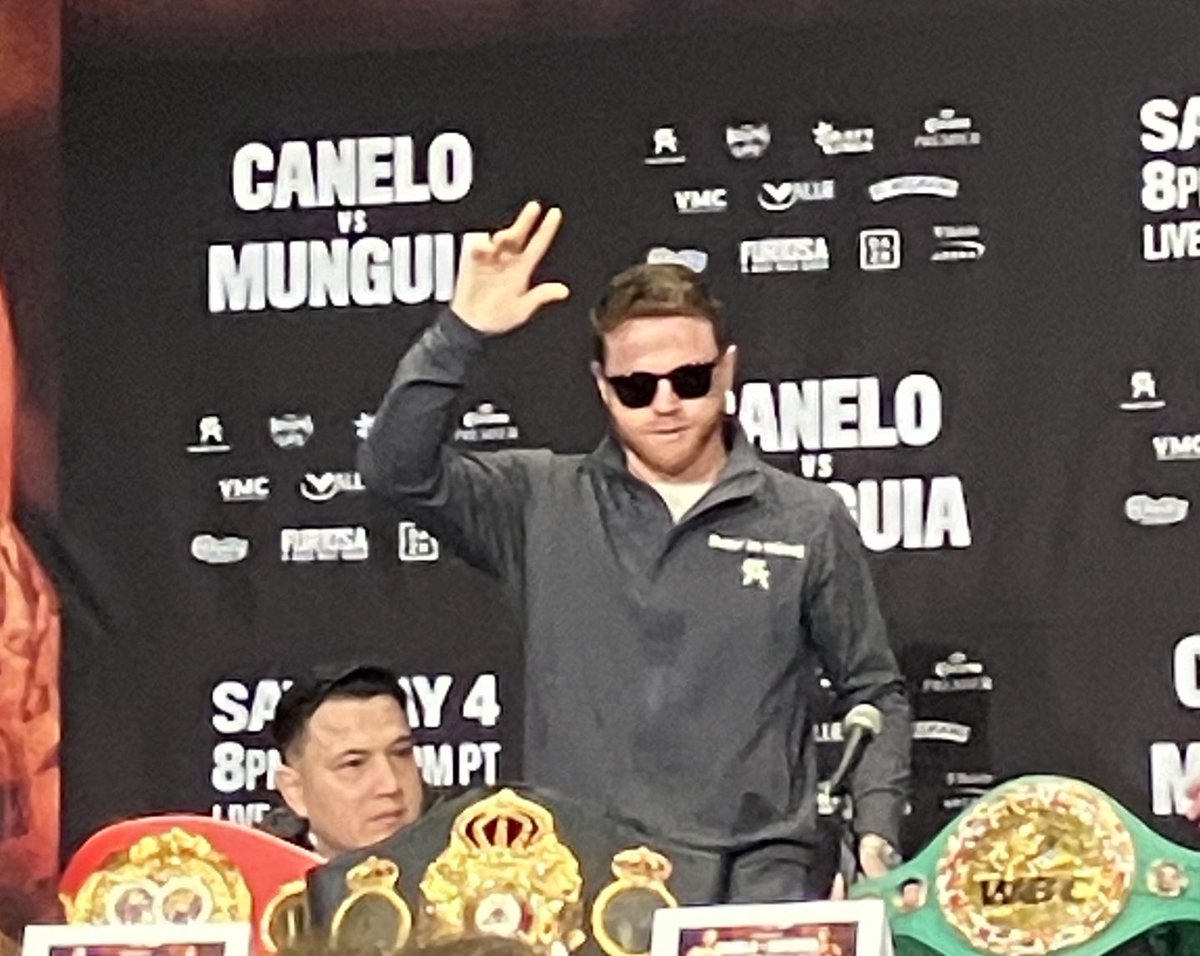 Canelo has arrived. #boxing #CaneloMunguia
