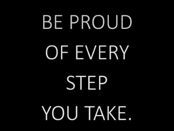 Regardless of size, every step forward is progress. #wellnesswednesday #liveyourbestlife #yourgatewaytoexcellence