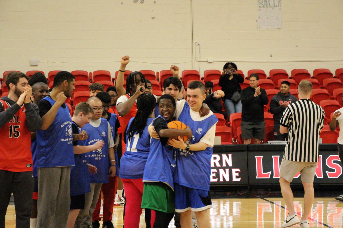 ENCMBB's tweet image. Eastern Nazarene College 🤝 Special Olympics MA